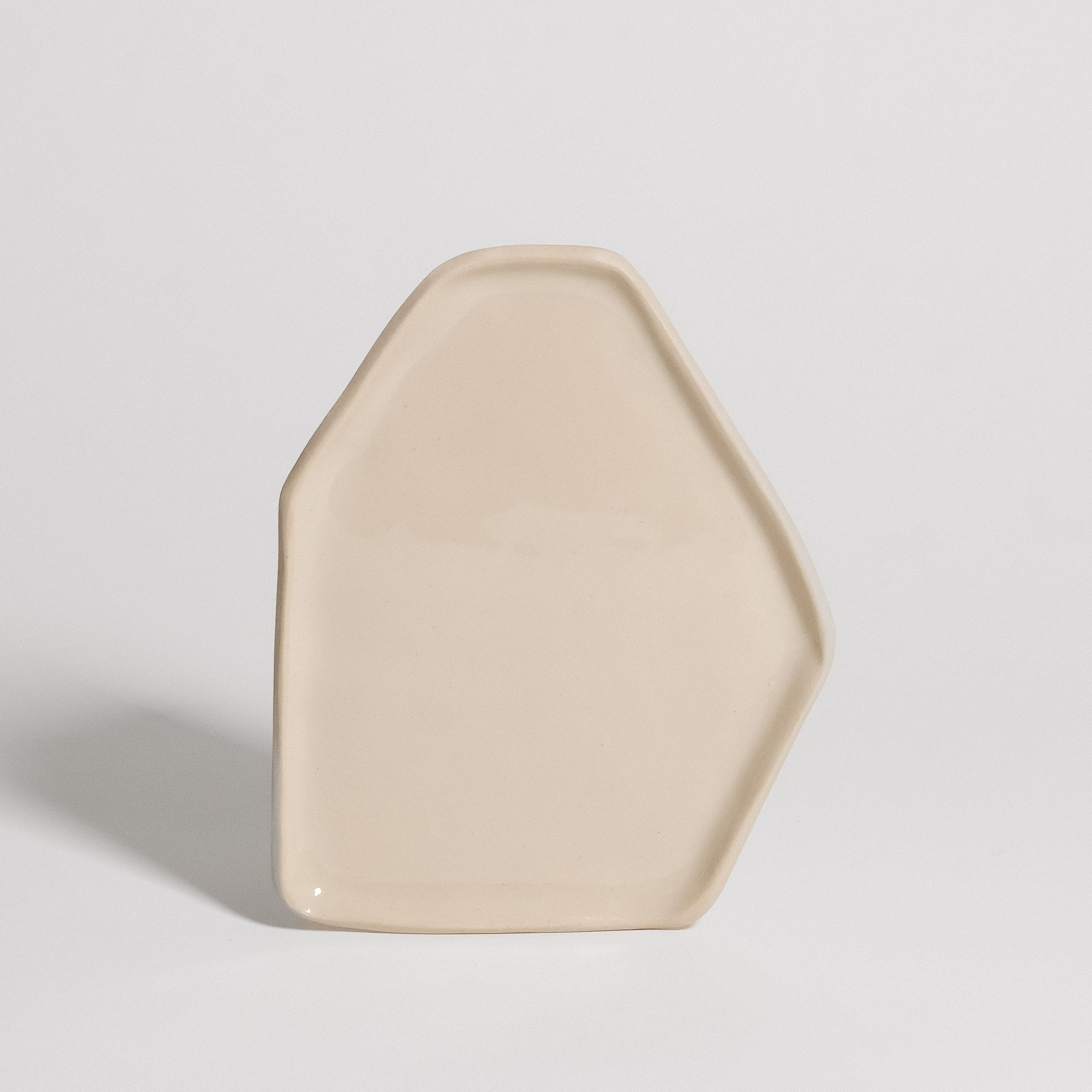 Handgefertigtes Tablett - Creme