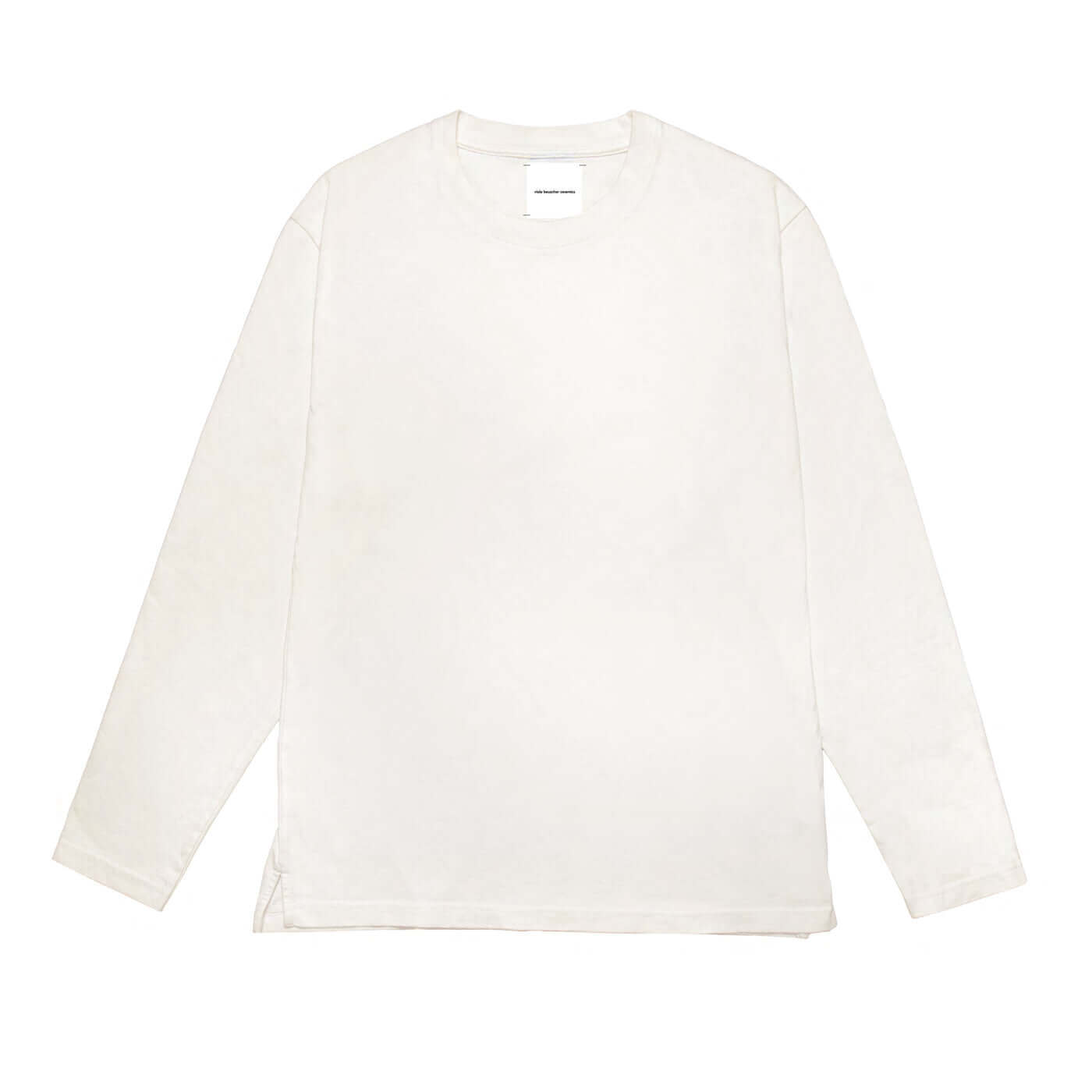 Off white longsleeve shirt made from 100% premium cotton featuring a comfortable regular fit.