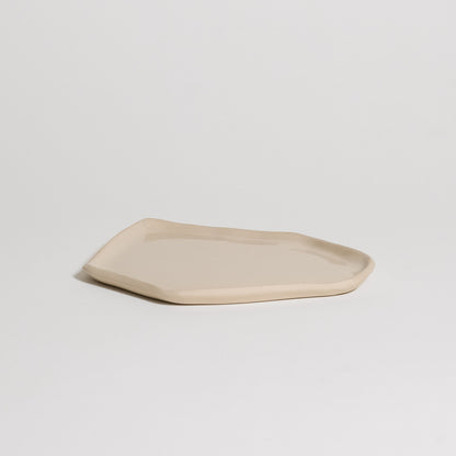 Handgefertigtes Tablett - Creme