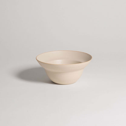 Set of 4 Neo Bowls in white matte; crafted from stoneware clay with food-safe glazes and a unique matte finish.